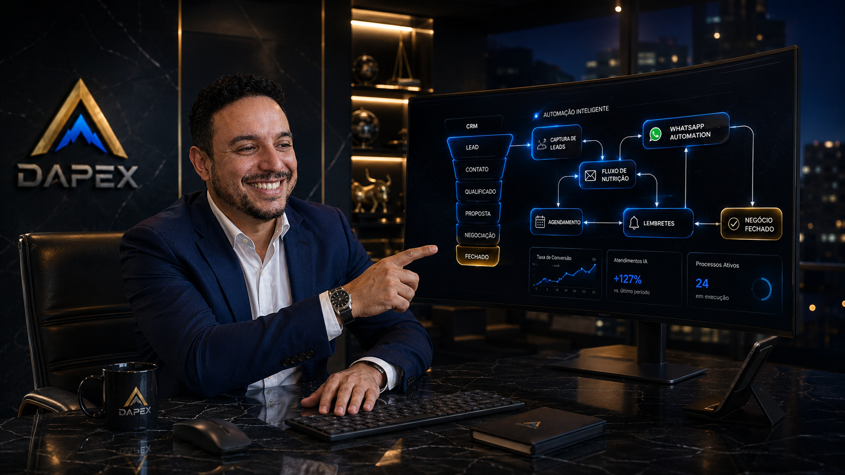 Automação de Atendimento WhatsApp — DAPEX Flow